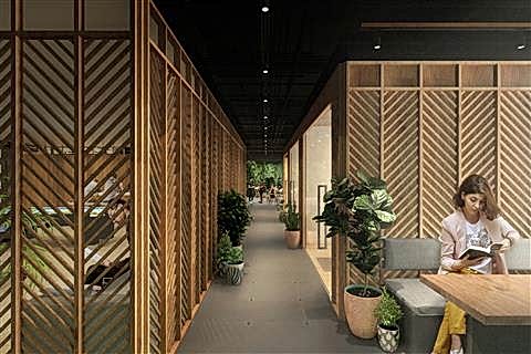 تصميم العمارة الداخلية للمكاتب.